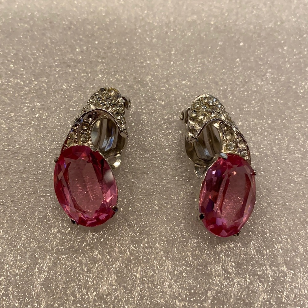 Vintage clip on earrings
